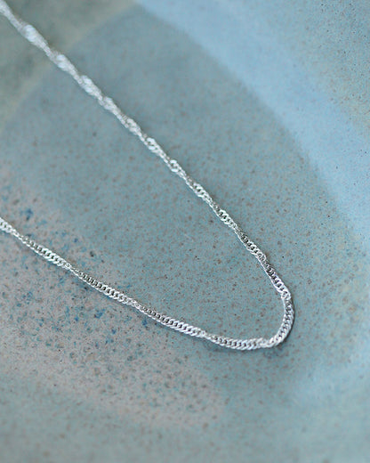 Gedrehte Kette &quot;Ruby&quot;