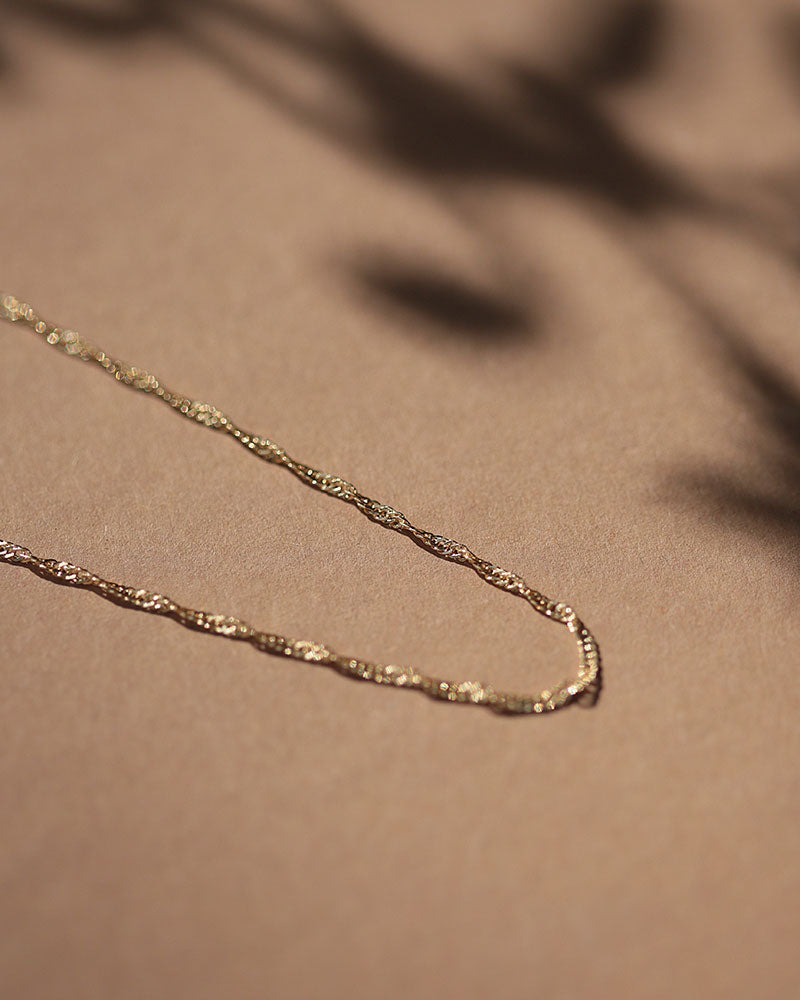 Gedrehte Kette &quot;Ruby&quot;