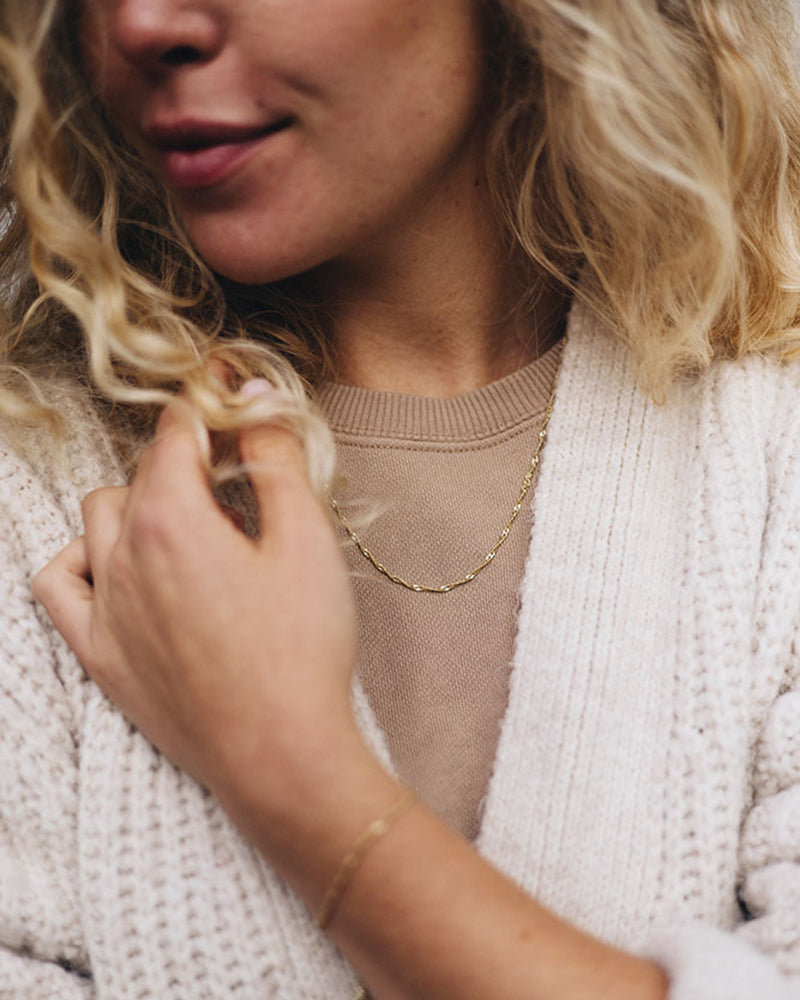Gedrehte Kette &quot;Ruby&quot;
