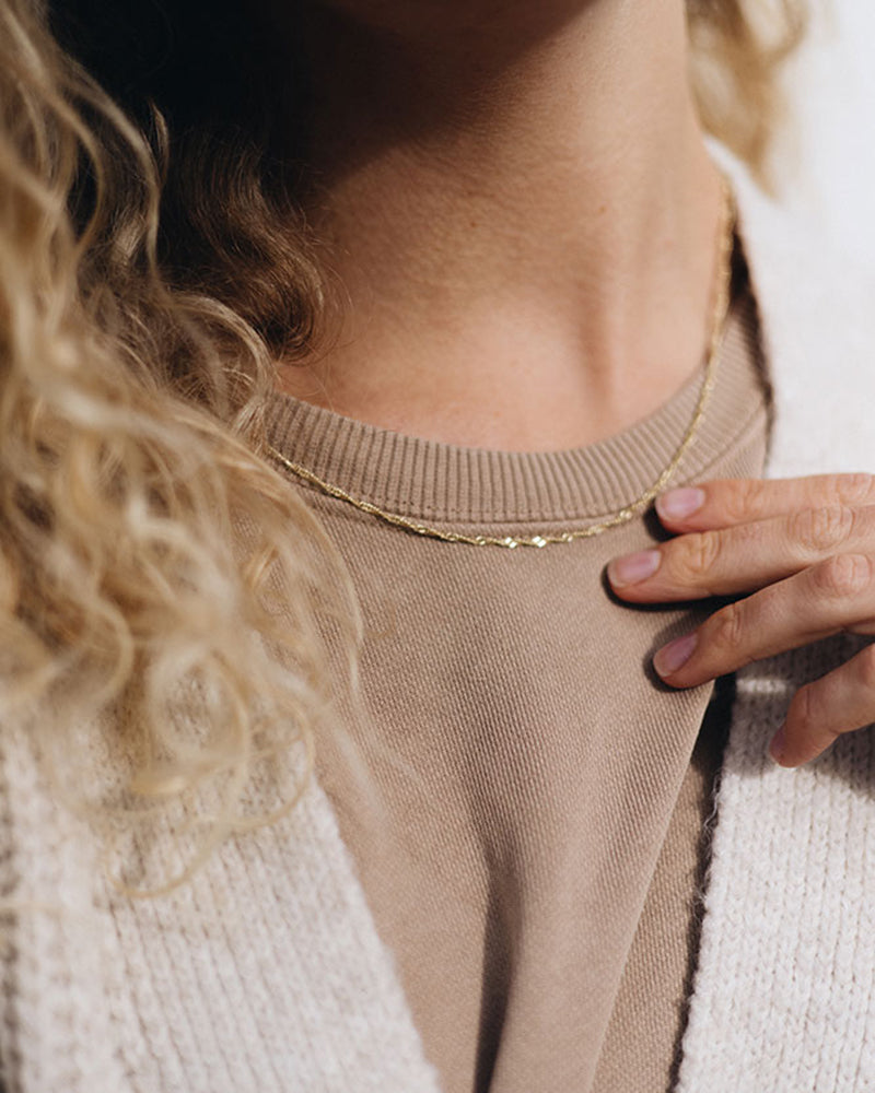 Gedrehte Kette &quot;Ruby&quot;