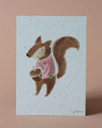 Greeting card "Squirrel"