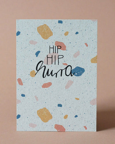 Greeting card "Hip Hip Hurray"