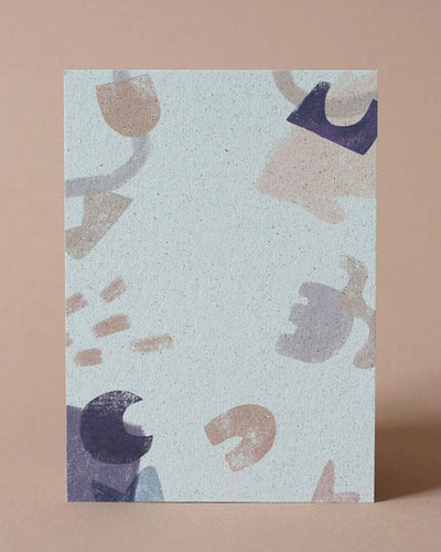Greeting card "abstract lavender"