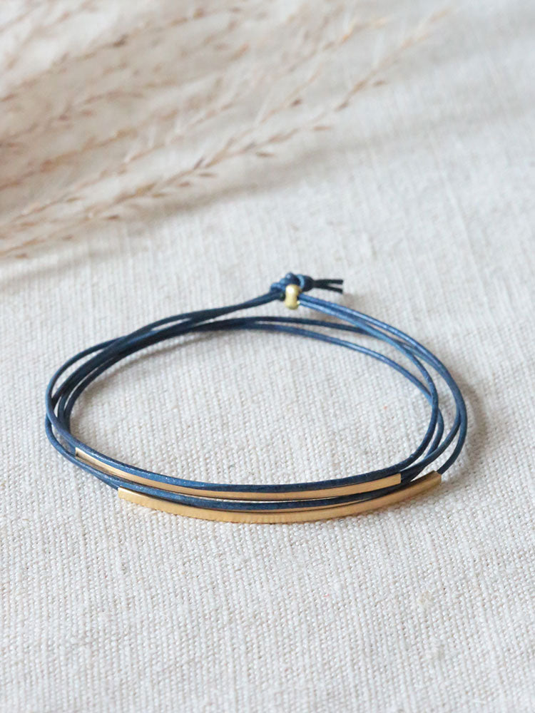Leather bracelet &quot;Tingval&quot; 