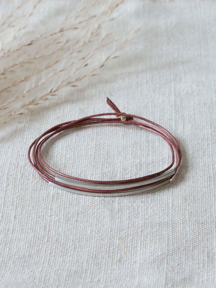 Leather bracelet &quot;Tingval&quot; 